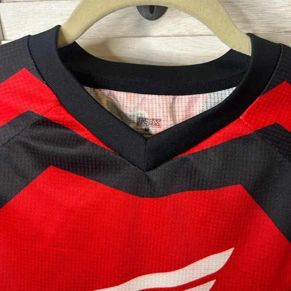 Fox Racing Motocross Gear Men’s Red and Black Honda Long Sleeve Jersey Medium - Picture 8 of 10